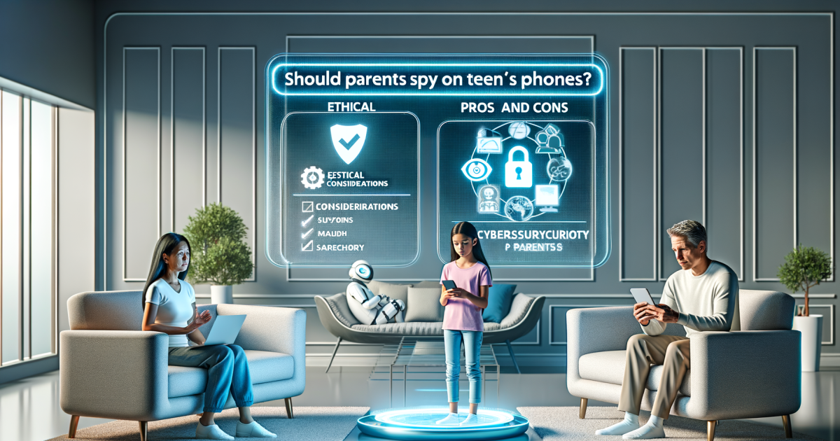 Should Parents Spy on Teen's Phones?