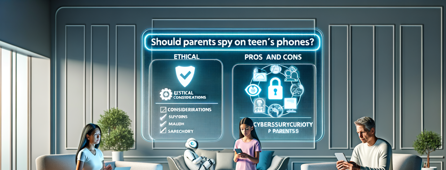 Should Parents Spy on Teen's Phones?