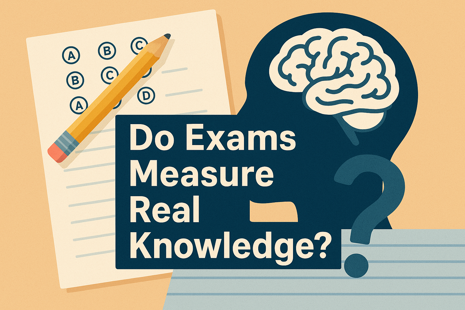 Do Exams Measure Real Knowledge?