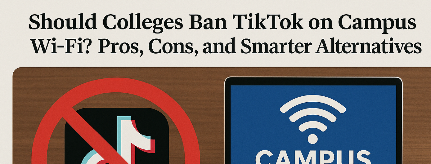 Should Colleges Ban TikTok on Campus Wi-Fi? Pros, Cons, and Smarter Alternatives