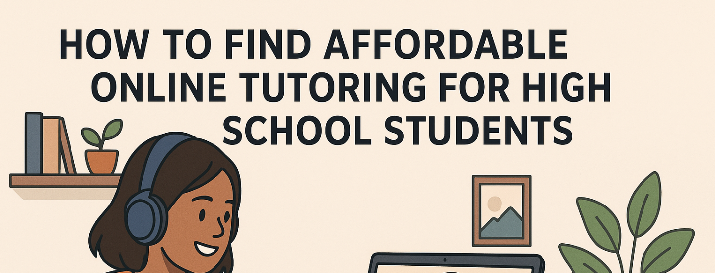 How to Find Affordable Online Tutoring for High School Students