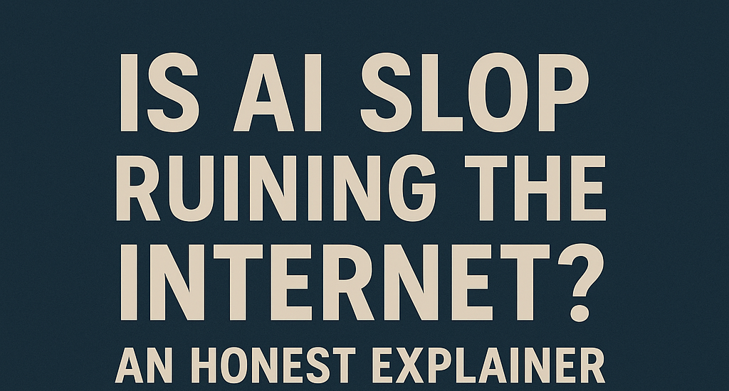Is AI Slop Ruining the Internet?