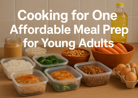 Cooking for One: Affordable Meal Prep for Young Adults